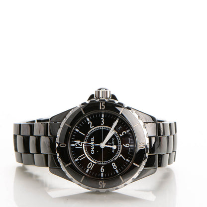 Chanel Stainless Steel Ceramic 38mm J12 Automatic Watch Black 3 of 6