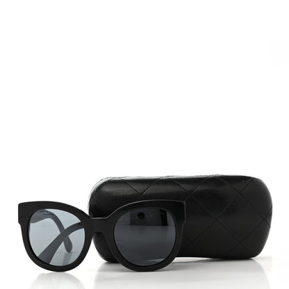 Chanel Acetate Butterfly Signature CC Sunglasses 5358 Black 8 of 8