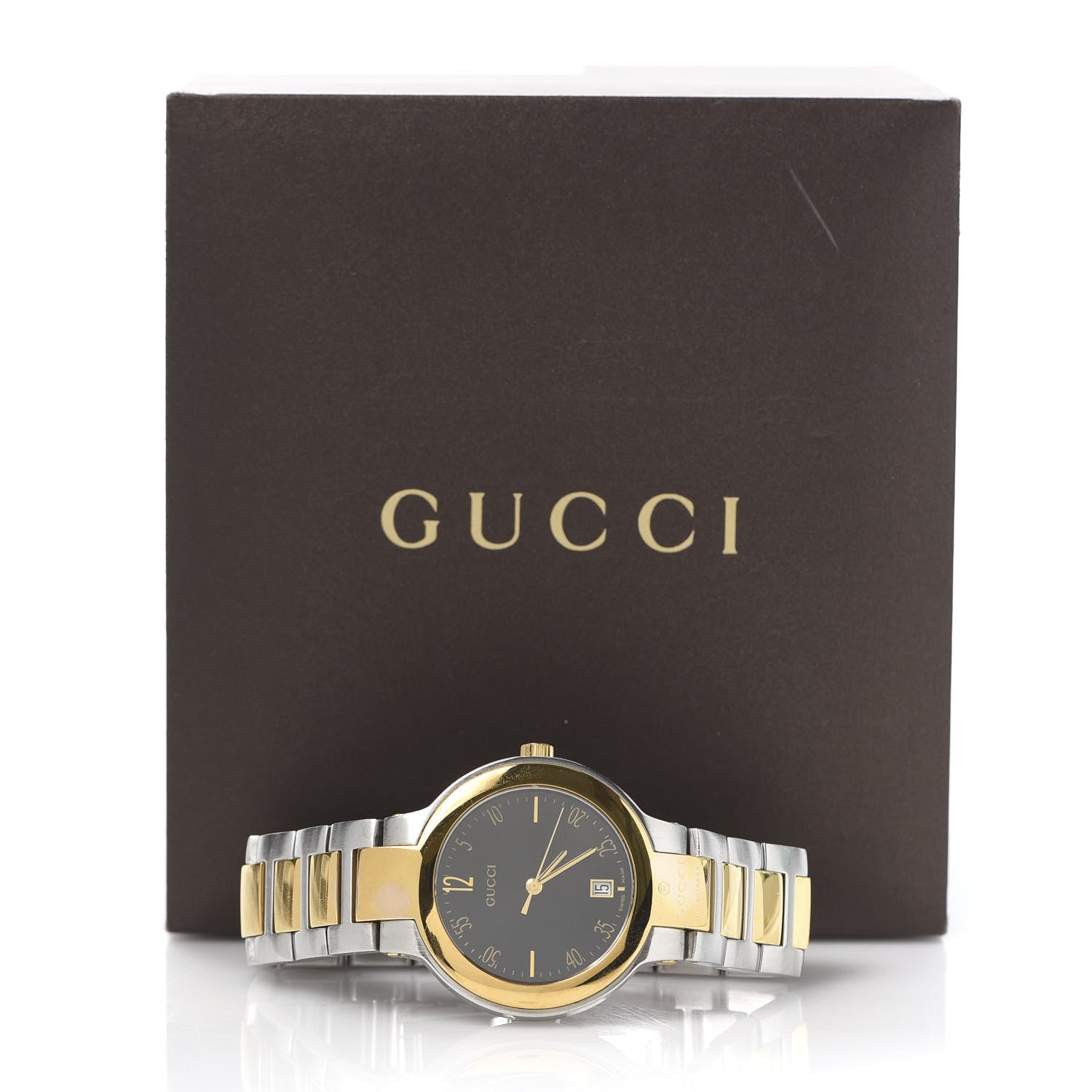 Gucci Stainless Steel 35mm 8900M Quartz Watch Black 7 of 7
