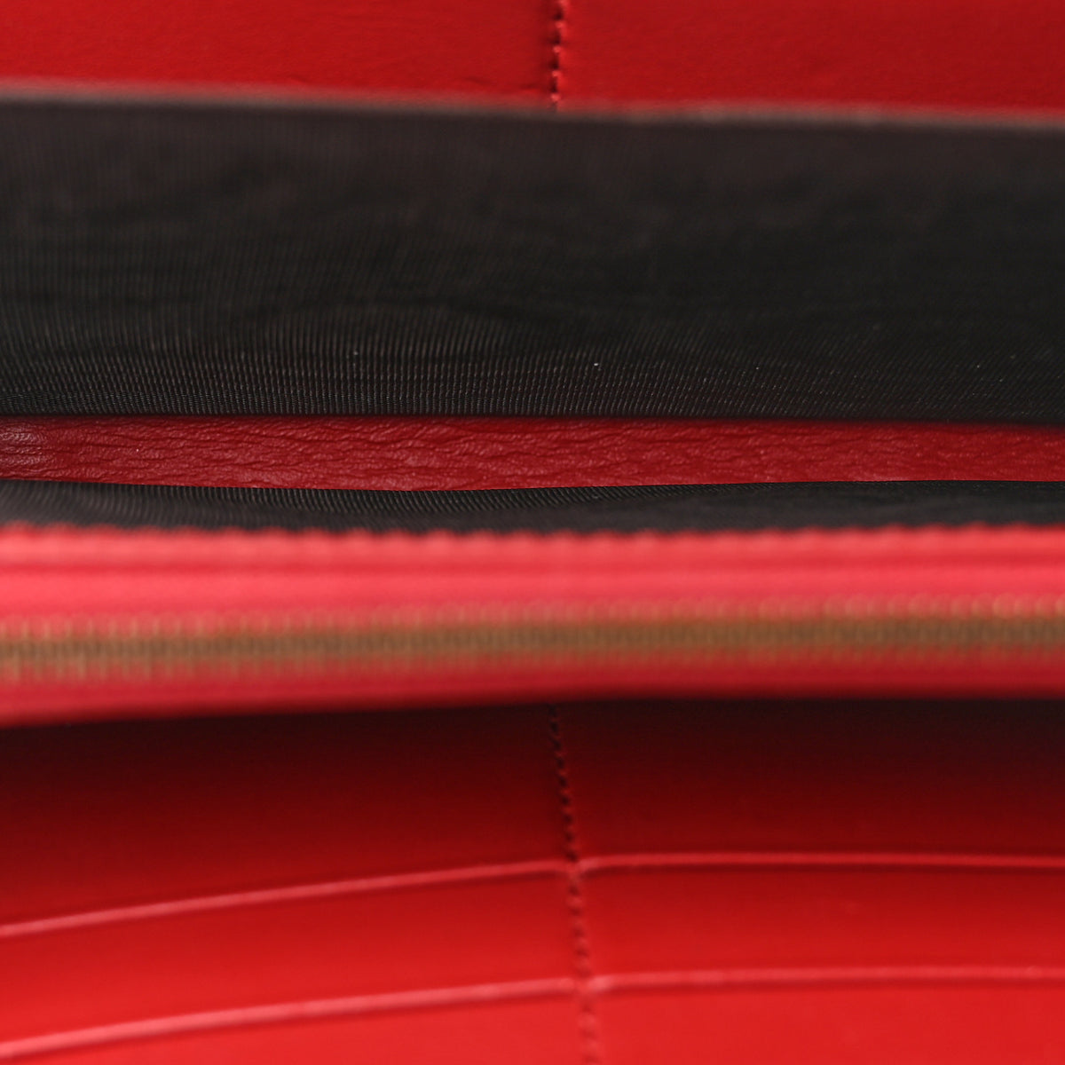 Gucci GG Supreme Monogram Cherries Zip Around Wallet Hibiscus Red 5 of 8