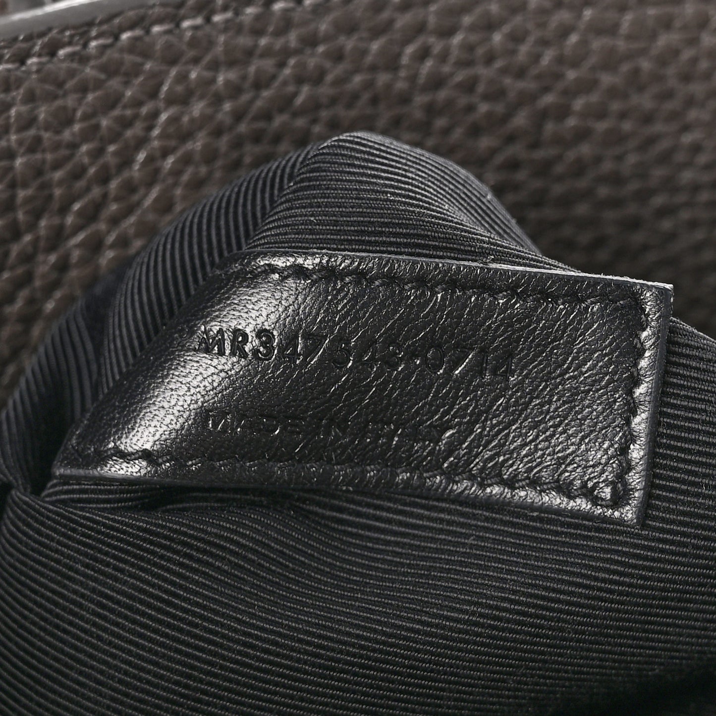 Grained Calfskin Large Sac de Jour Carryall Earth
