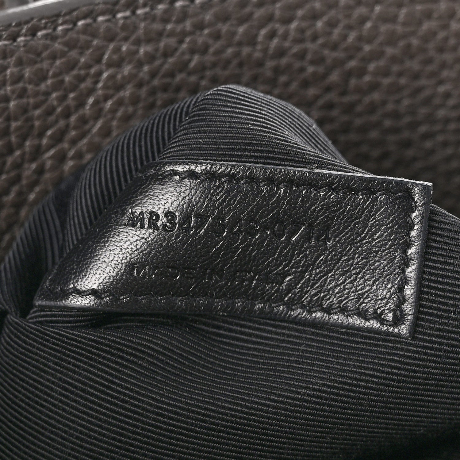 Saint Laurent Grained Calfskin Large Sac de Jour Carryall Earth 8 of 10