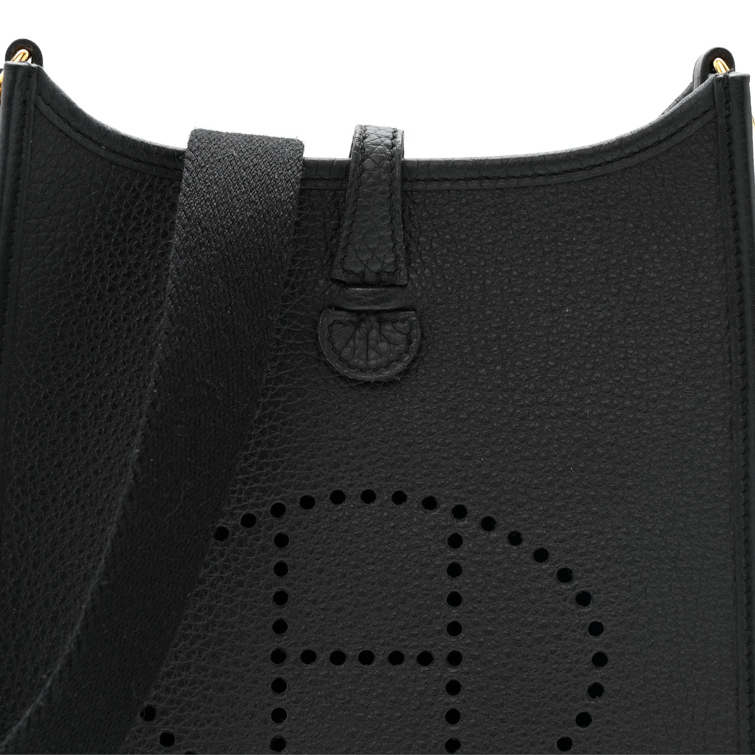Hermes Taurillon Clemence Evelyne TPM Black 8 of 11
