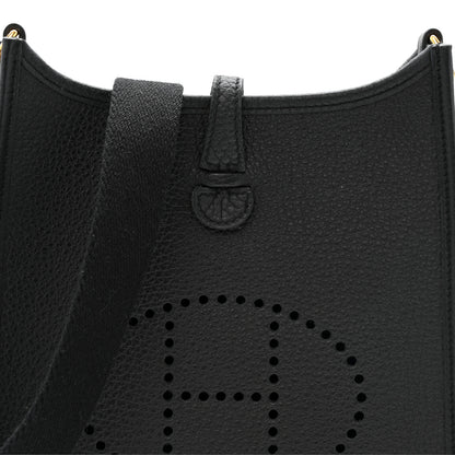 Hermes Taurillon Clemence Evelyne TPM Black 8 of 11