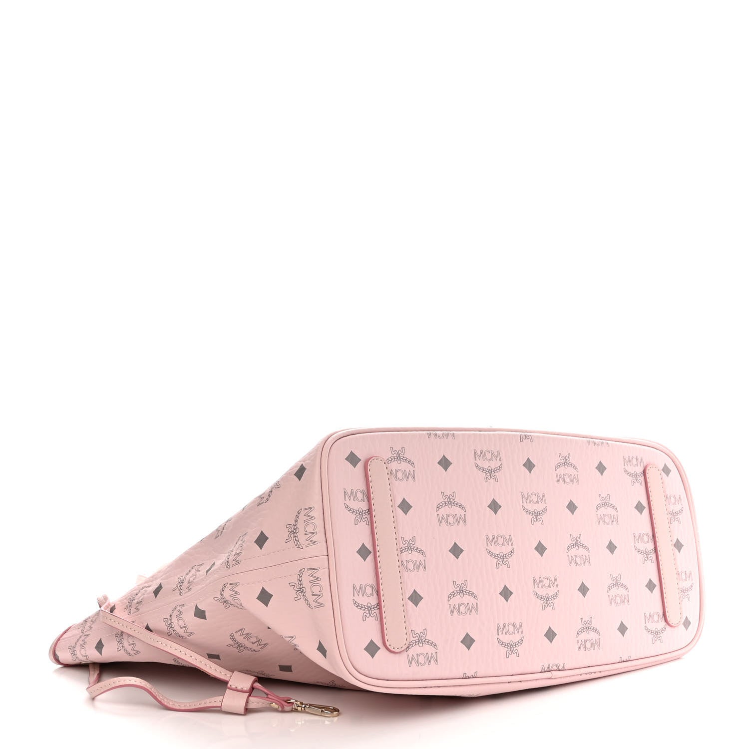 MCM Visetos Medium Liz Reversible Shopper Tote Soft Pink 6 of 15
