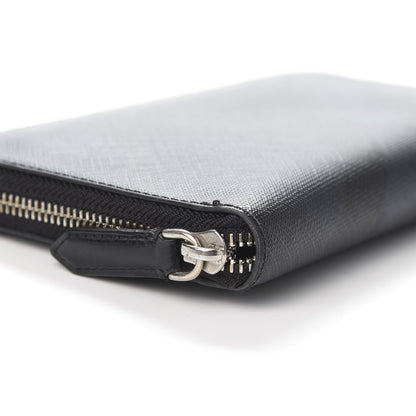 Burberry London Check Large Zip Around Wallet Charcoal 8 of 8