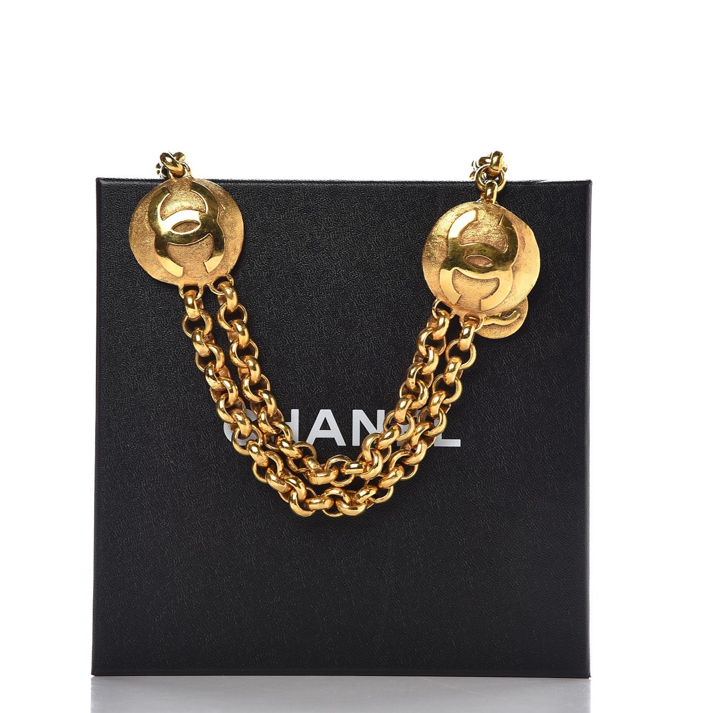 Chain Medallion Belt Gold