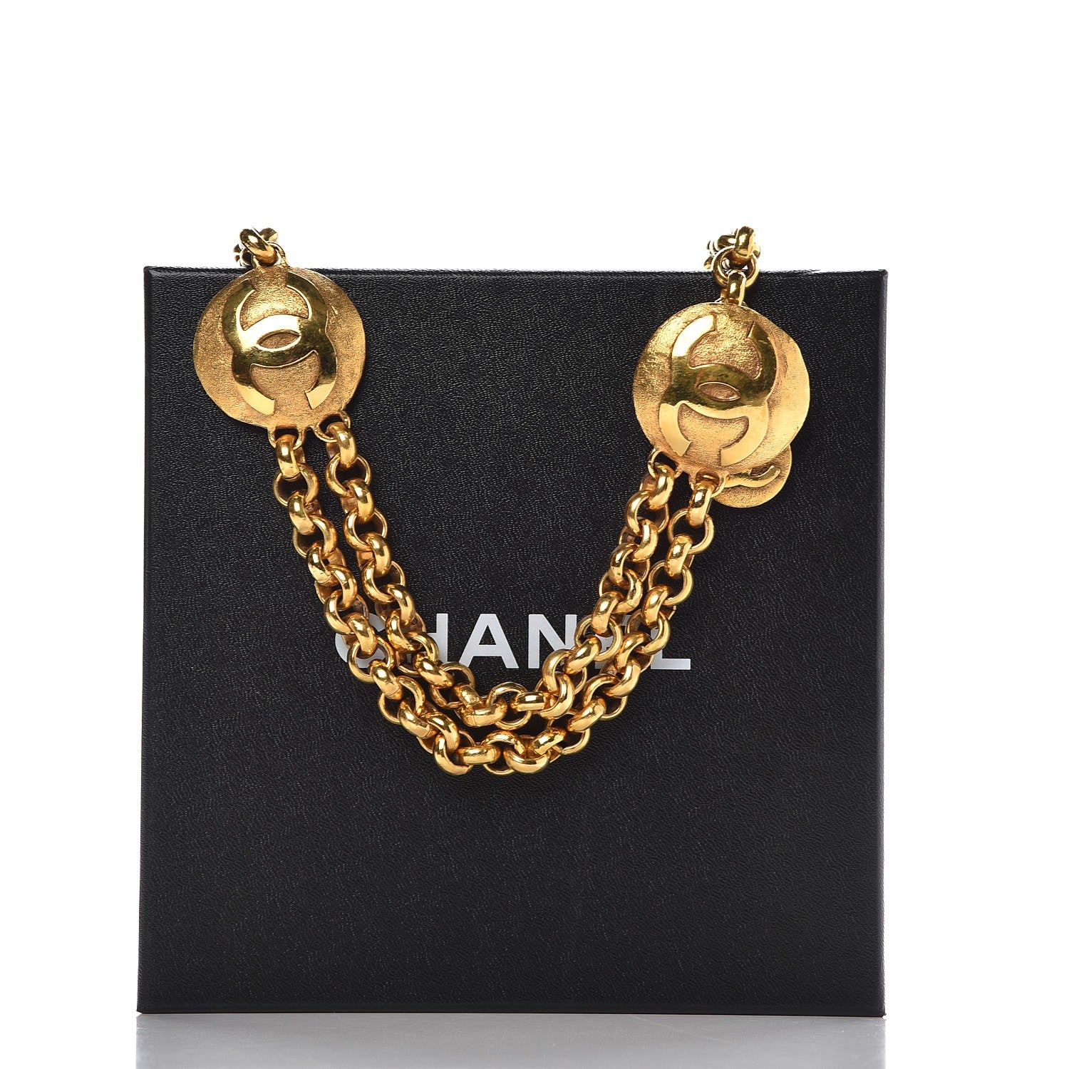 Chanel Chain Medallion Belt Gold 8 of 8