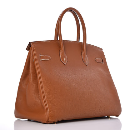 Hermes Togo Birkin 35 Gold 3 of 40
