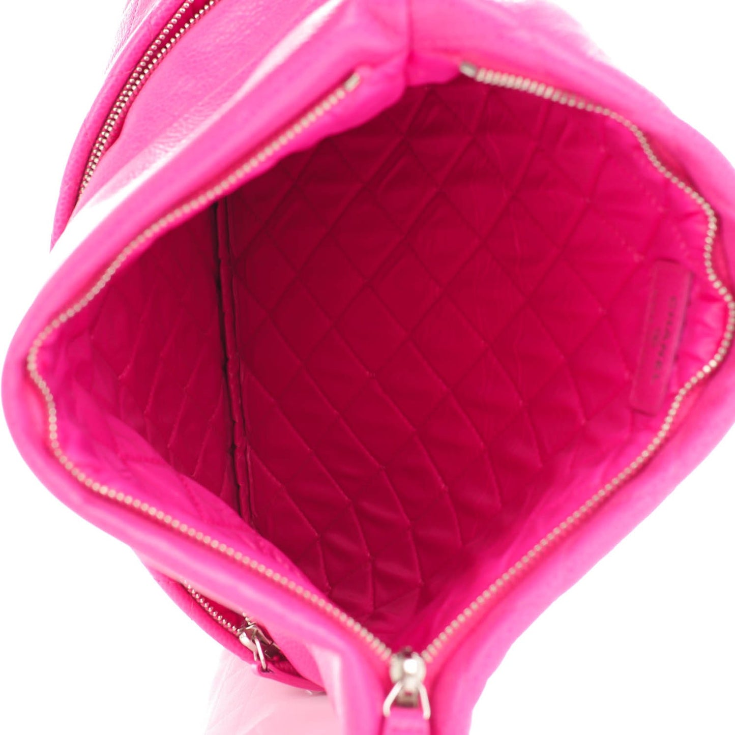 Caviar Quilted CC Beauty Clutch Pink