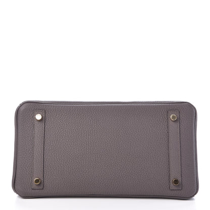Hermes Togo Birkin 30 Etain 6 of 39