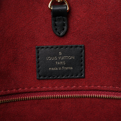 Louis Vuitton Empreinte Monogram Giant Onthego MM Black Beige 6 of 10