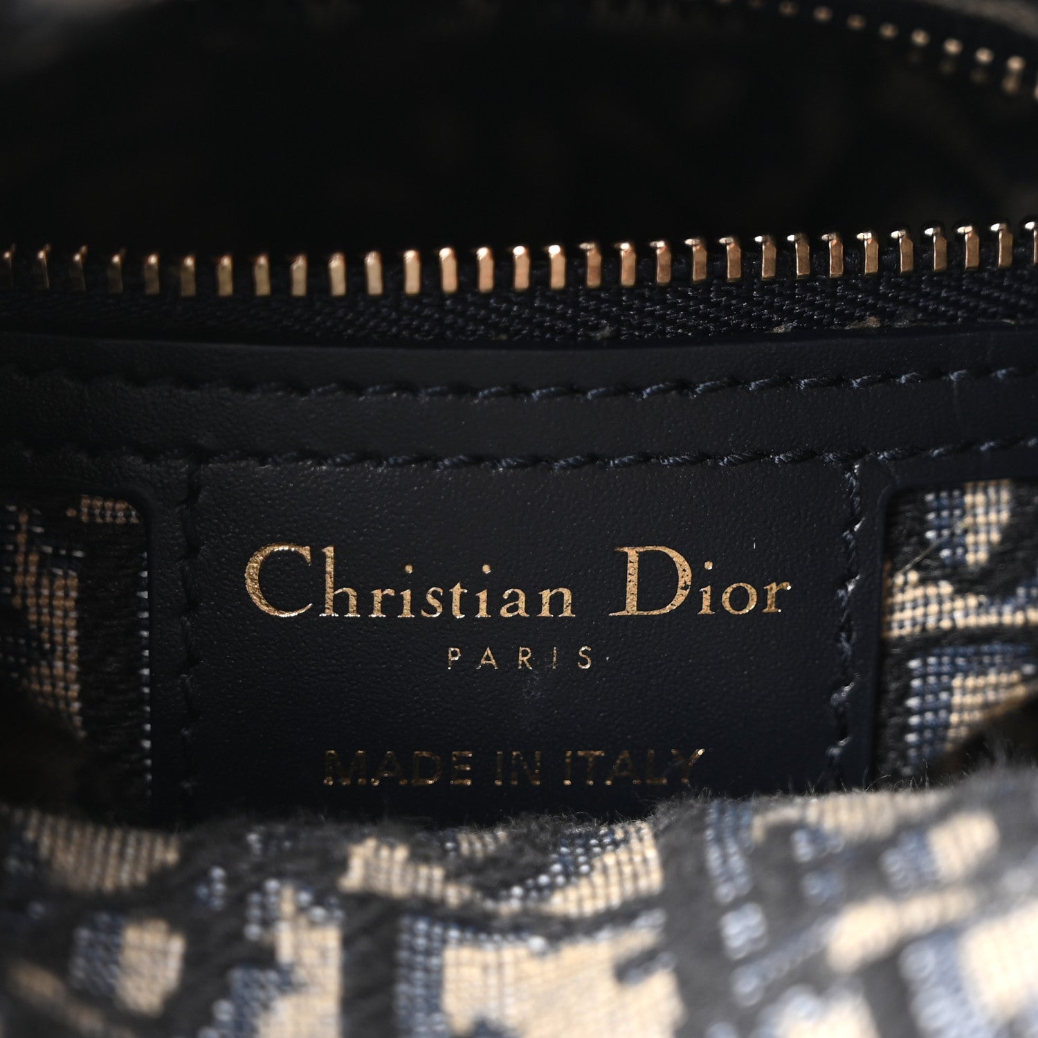 Christian Dior Wicker Oblique Mini Lady Dior Bag Blue 1922629