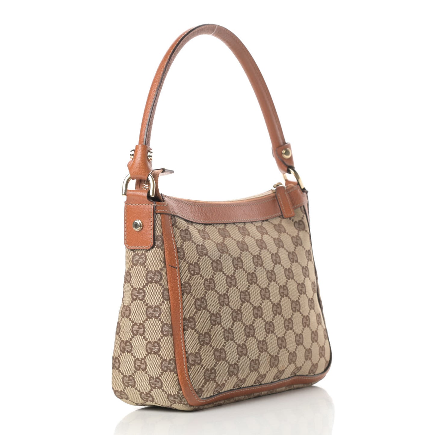 Monogram Small Abbey Shoulder Bag Brown