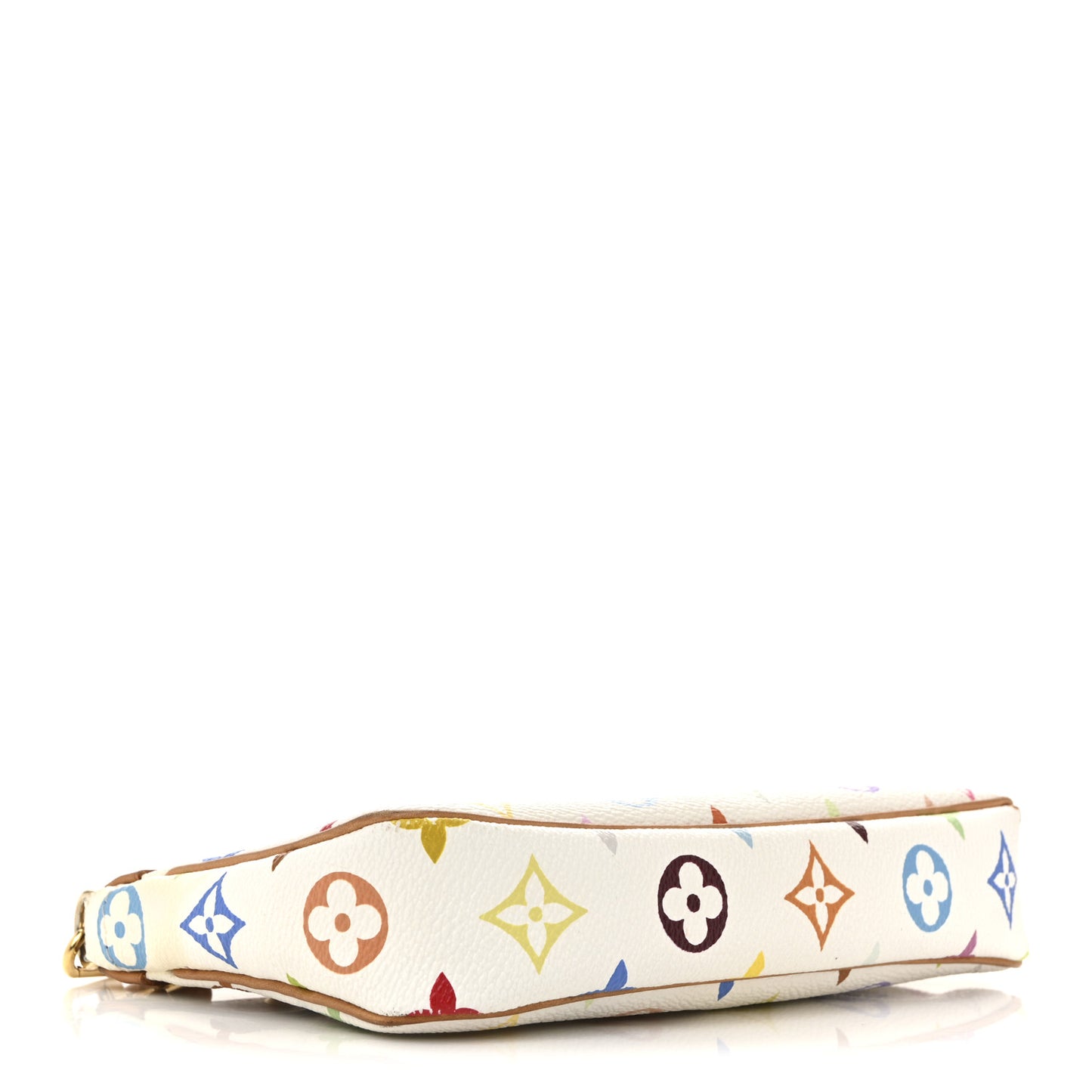 Monogram Multicolor Pochette Accessories White
