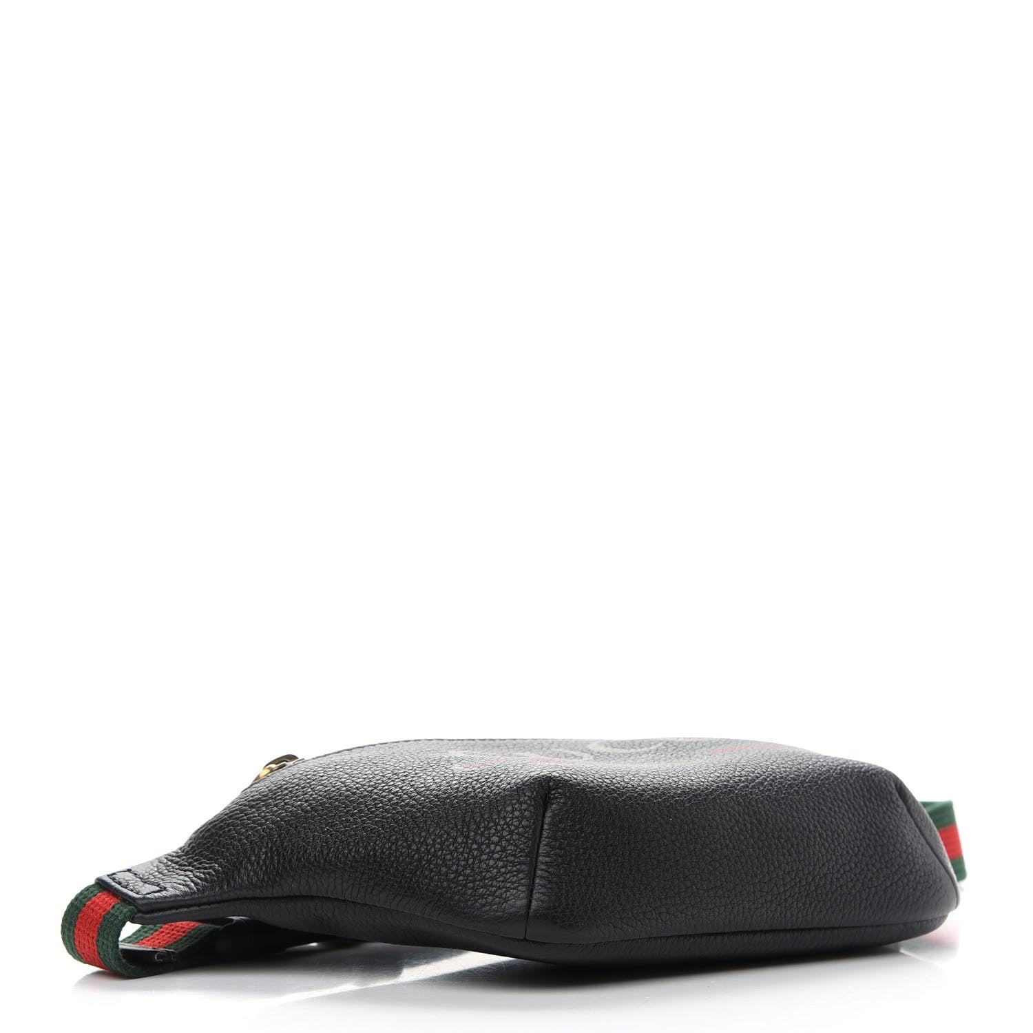 Gucci Grained Calfskin Small Logo Belt Bag Black 4 of 10