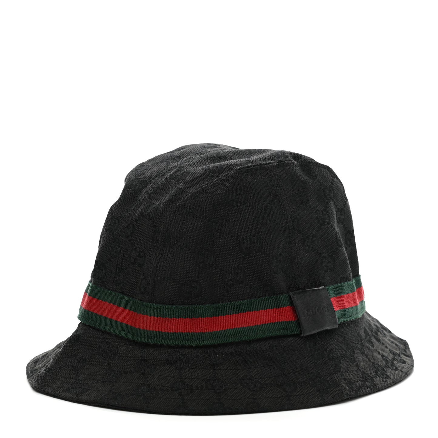 Monogram Web Bucket Hat M Black
