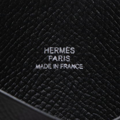 Hermes Epsom Card Holder Black 5 of 7