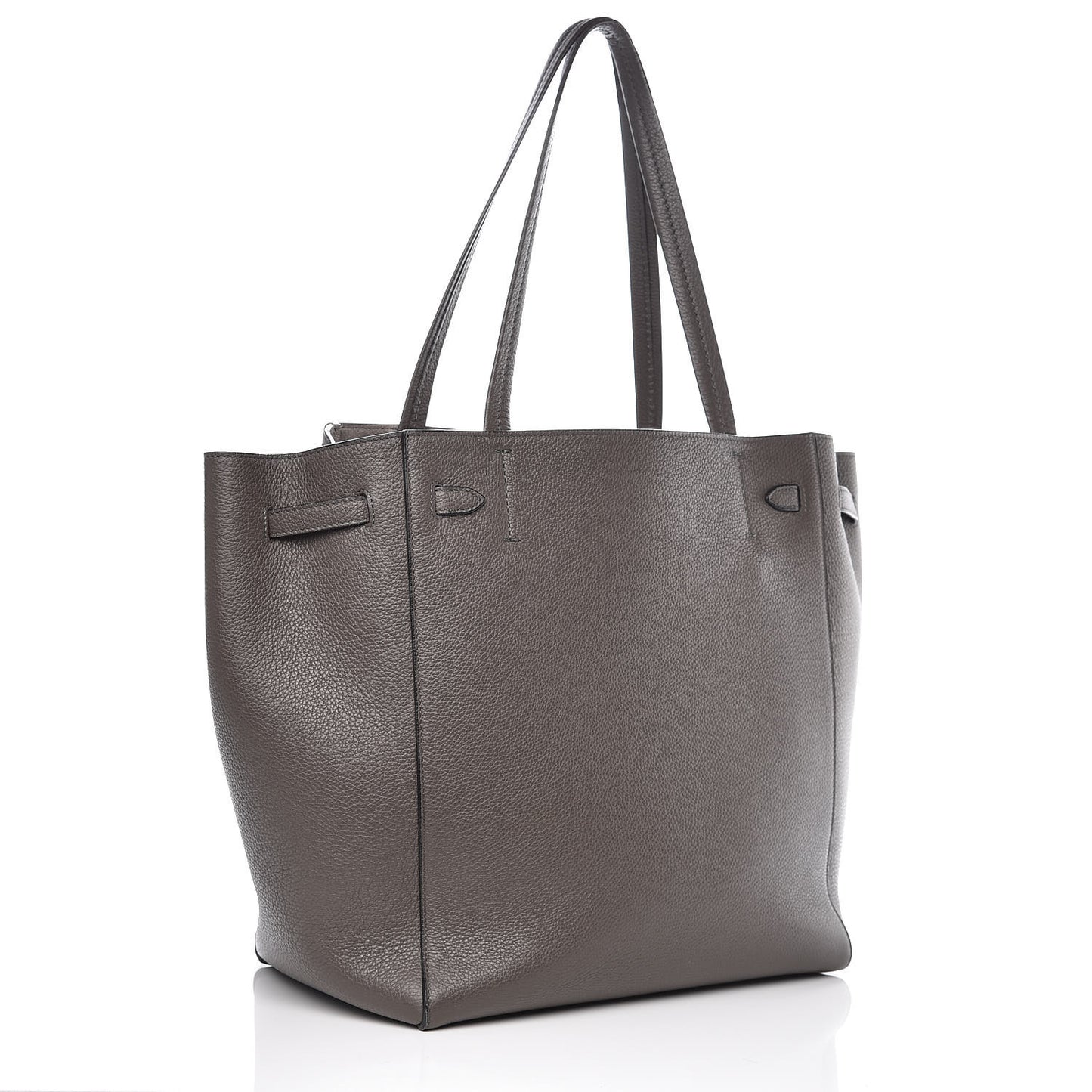Soft Grained Calfskin Small Belt Cabas Phantom Taupe