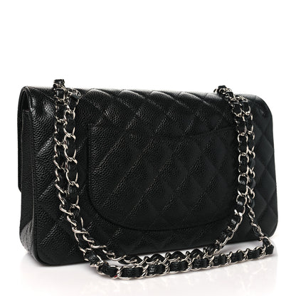 Chanel Caviar Quilted Medium Double Flap Black 3 of 10