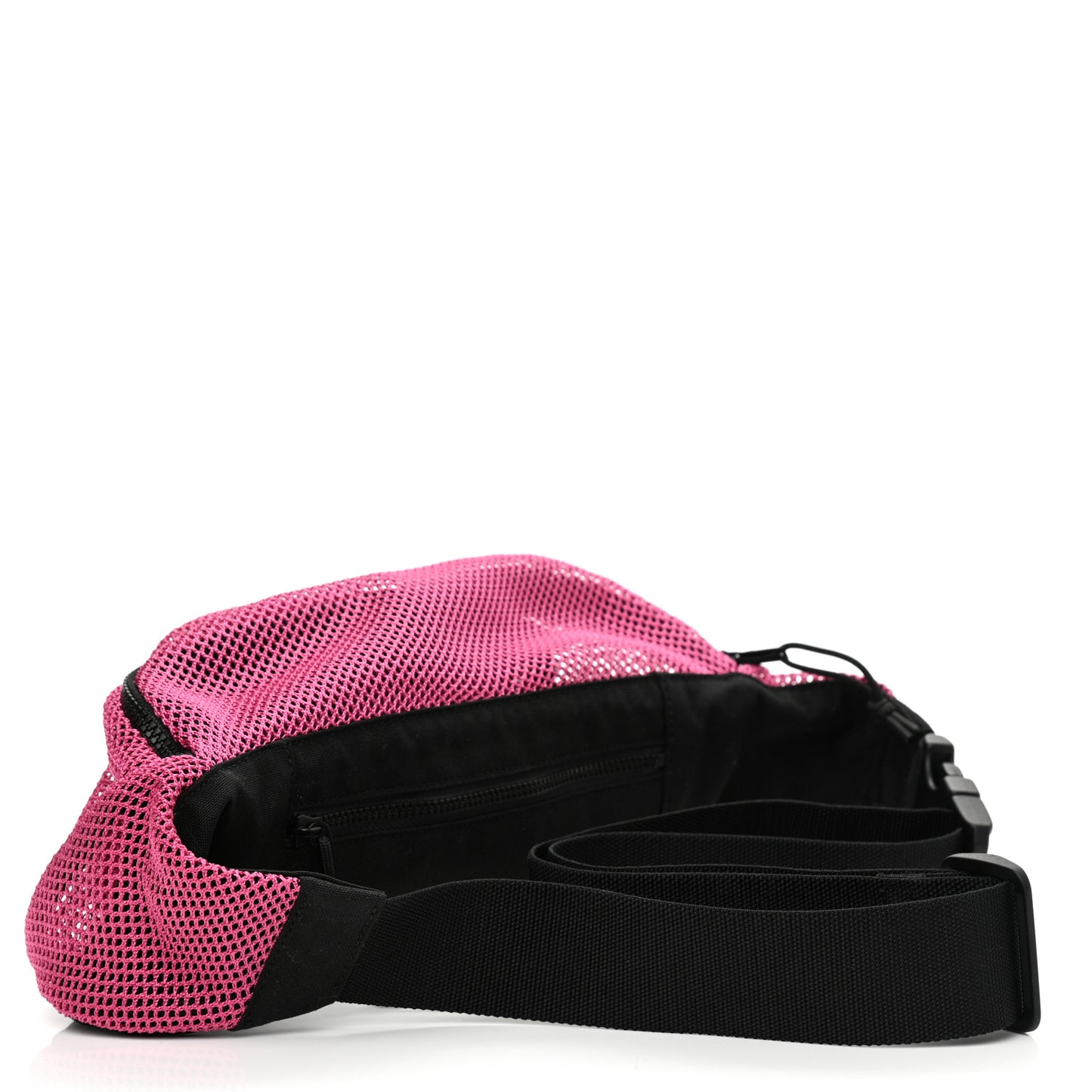 Nylon Mesh SLP Belt Bag Fuchsia