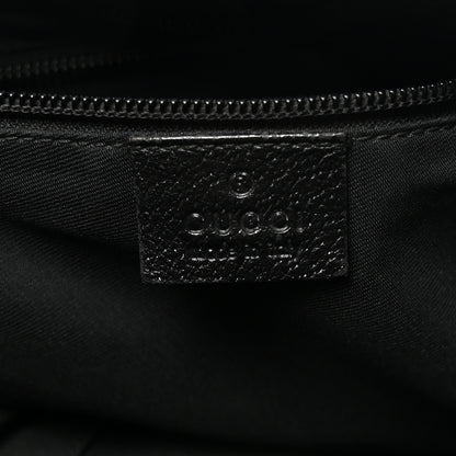 Gucci Monogram Web Medium Flat Messenger Bag Black 6 of 10