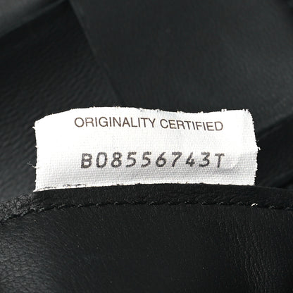 Bottega Veneta BOTTEGA VENETA Lambskin Maxi Intrecciato Cassette Crossbody Bag Black 7 of 10