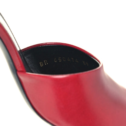 Saint Laurent Lambskin Sexy 95mm Pumps 39 Red 10 of 10