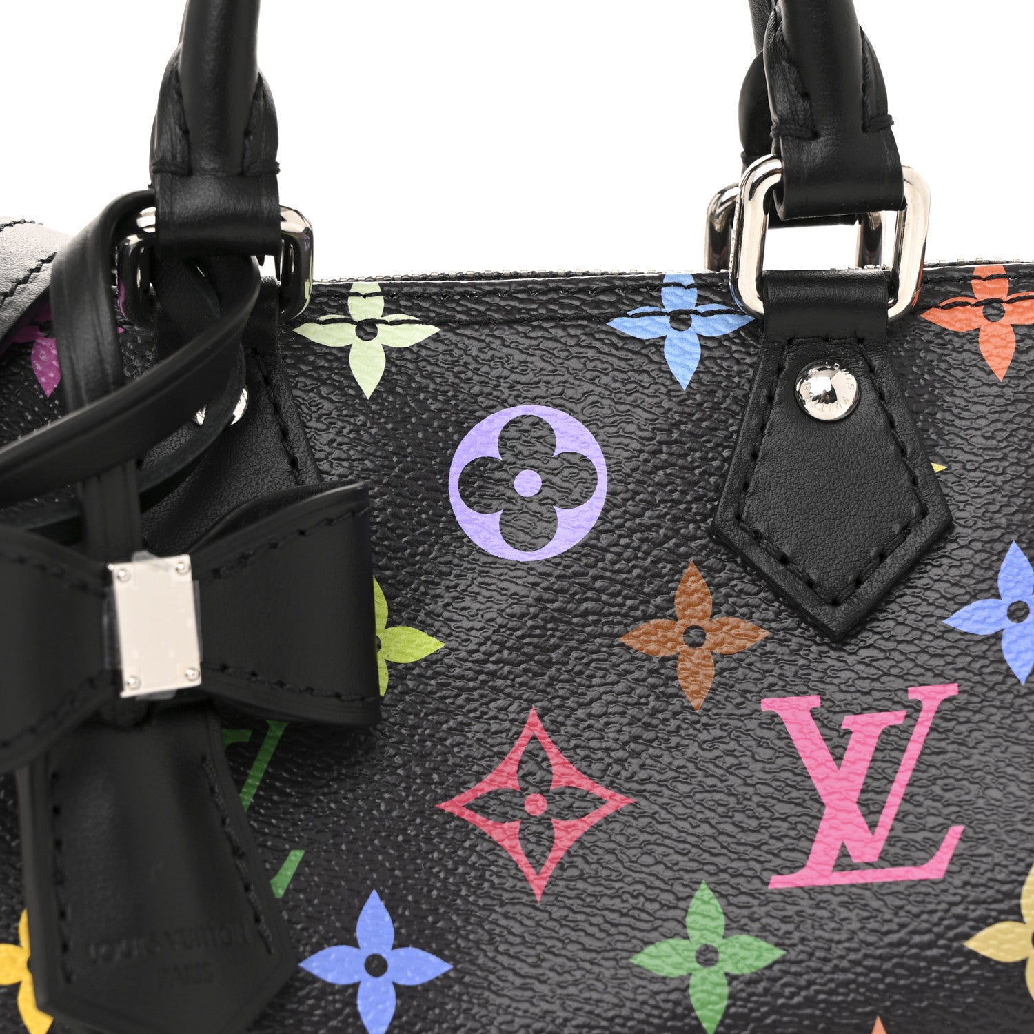 Louis Vuitton LV X TM Monogram Multicolor Nano Speedy Black 7 of 9