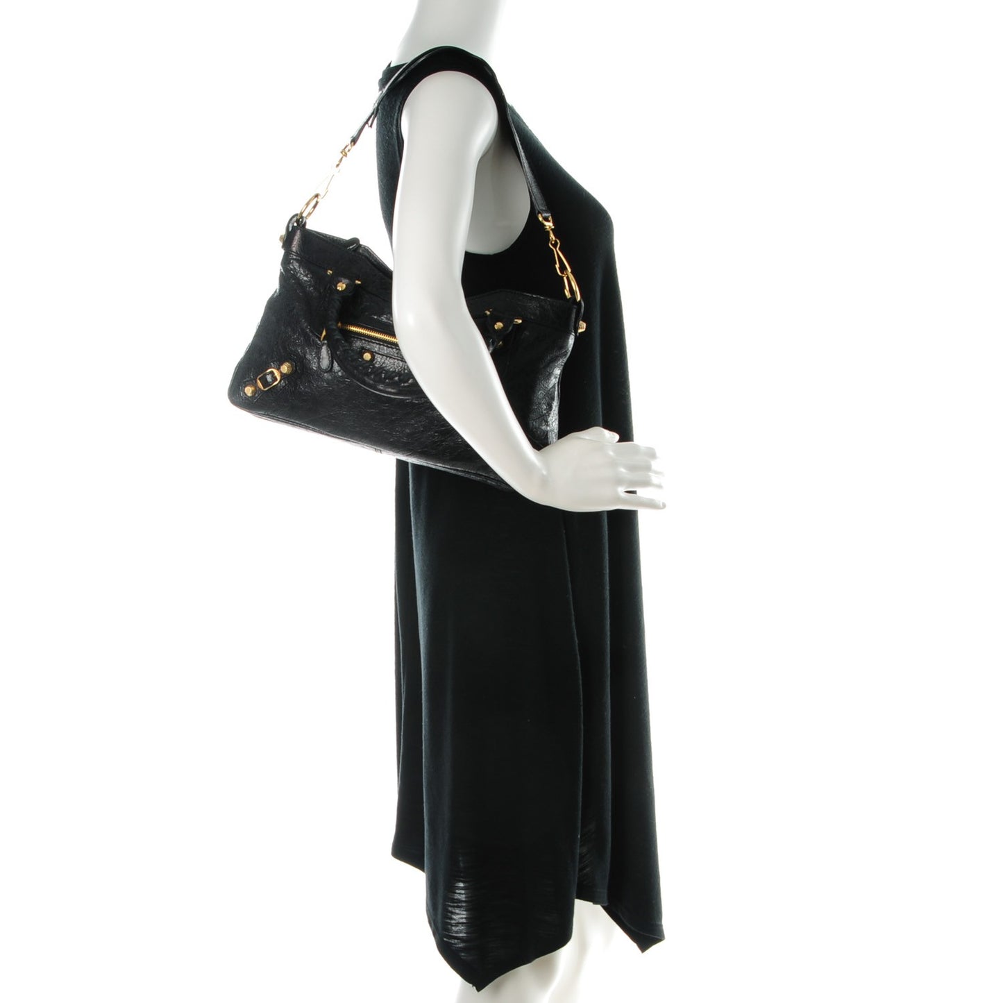 Agneau Giant 12 Gold Hardware First Black