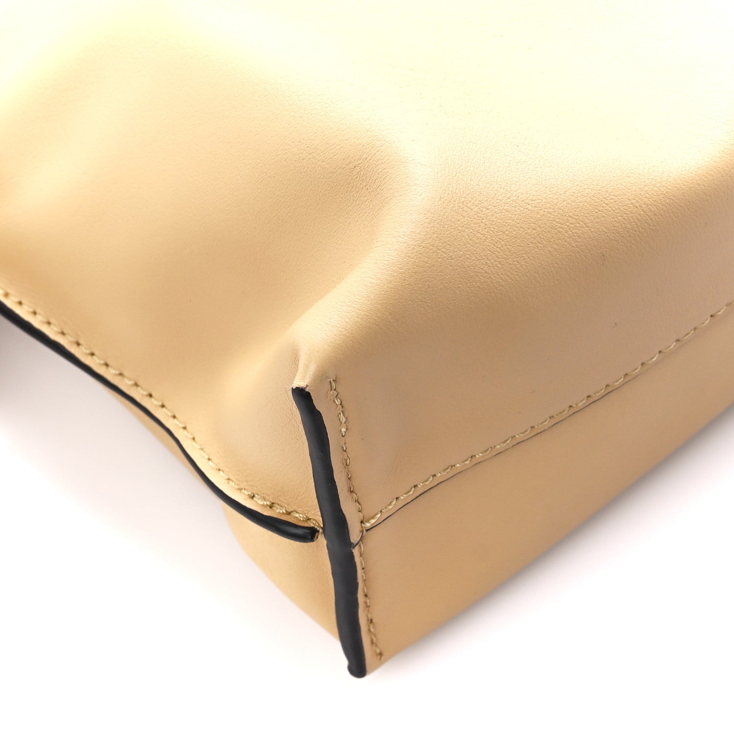 Loewe Calfskin Mini Flamenco Knot Clutch Dark Butter 9 of 11