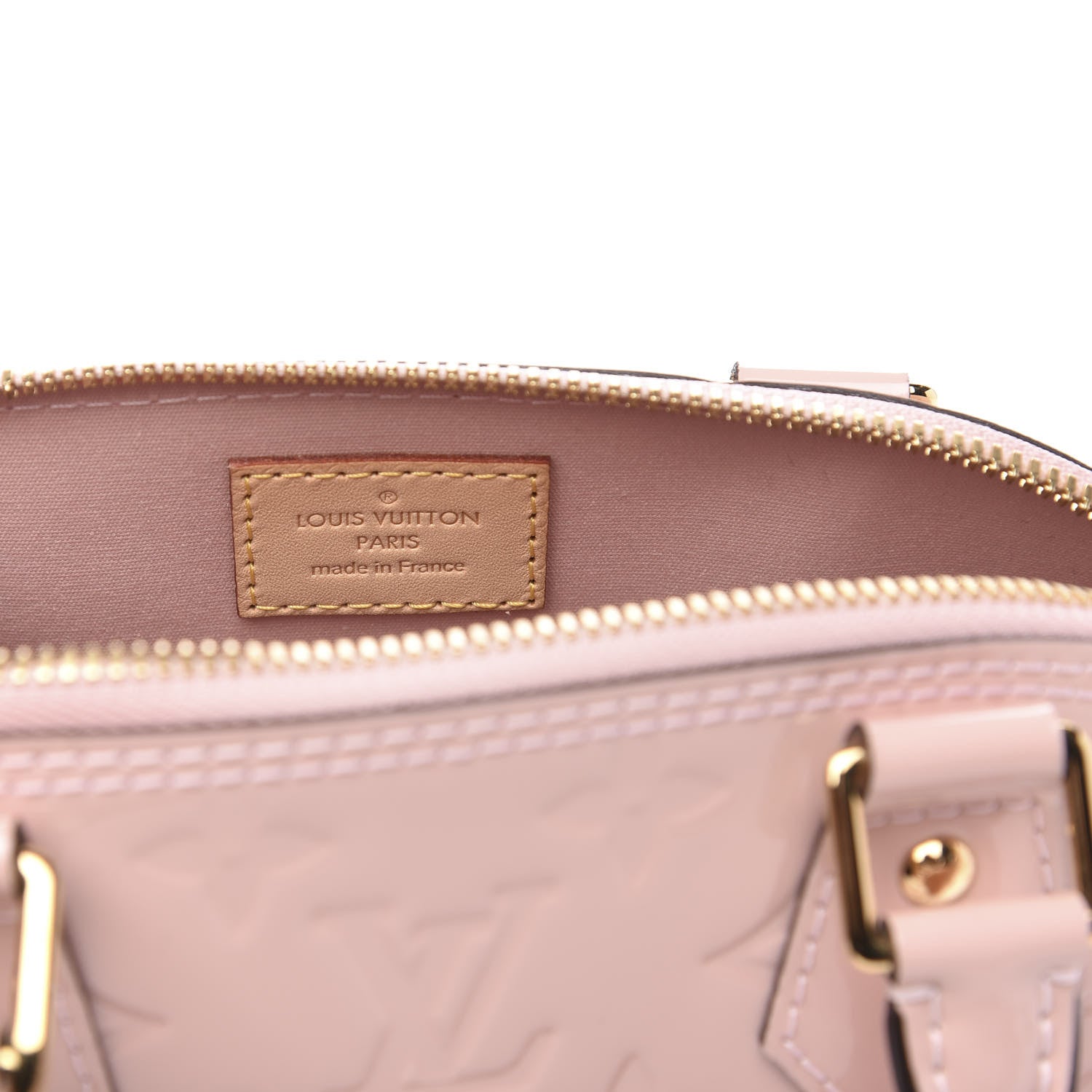 Louis Vuitton Vernis Alma BB Rose Ballerine 6 of 8