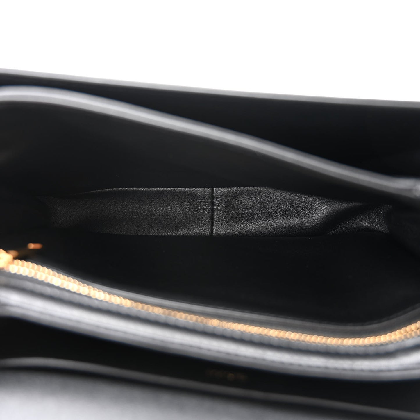 Shiny Calfskin Medium Triomphe Black