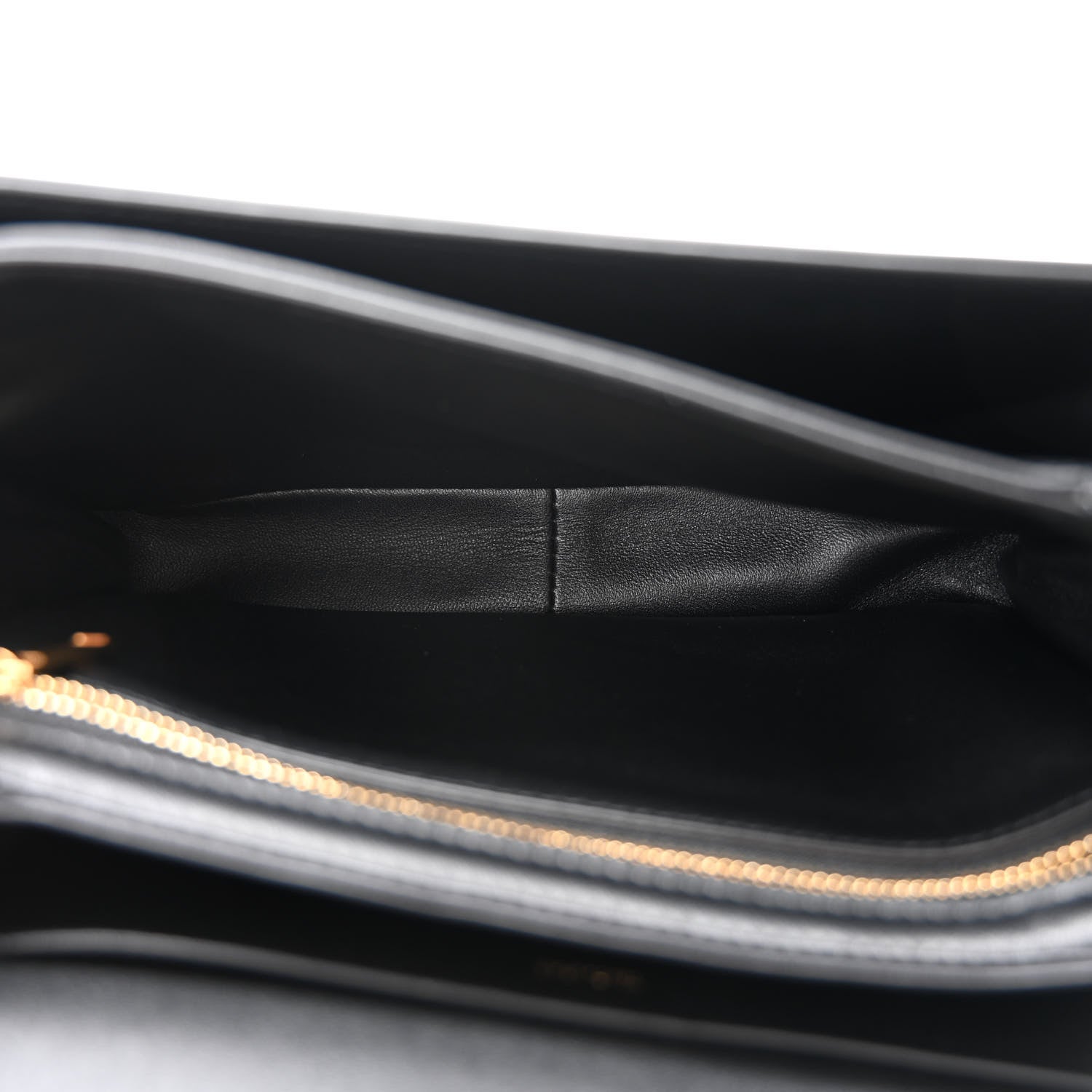 Celine Shiny Calfskin Medium Triomphe Black 5 of 11