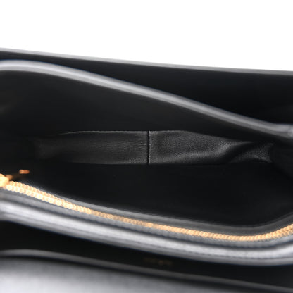 Celine Shiny Calfskin Medium Triomphe Black 5 of 11