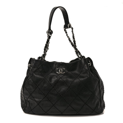 Chanel Lambskin Expandable Tote Black 1 of 11
