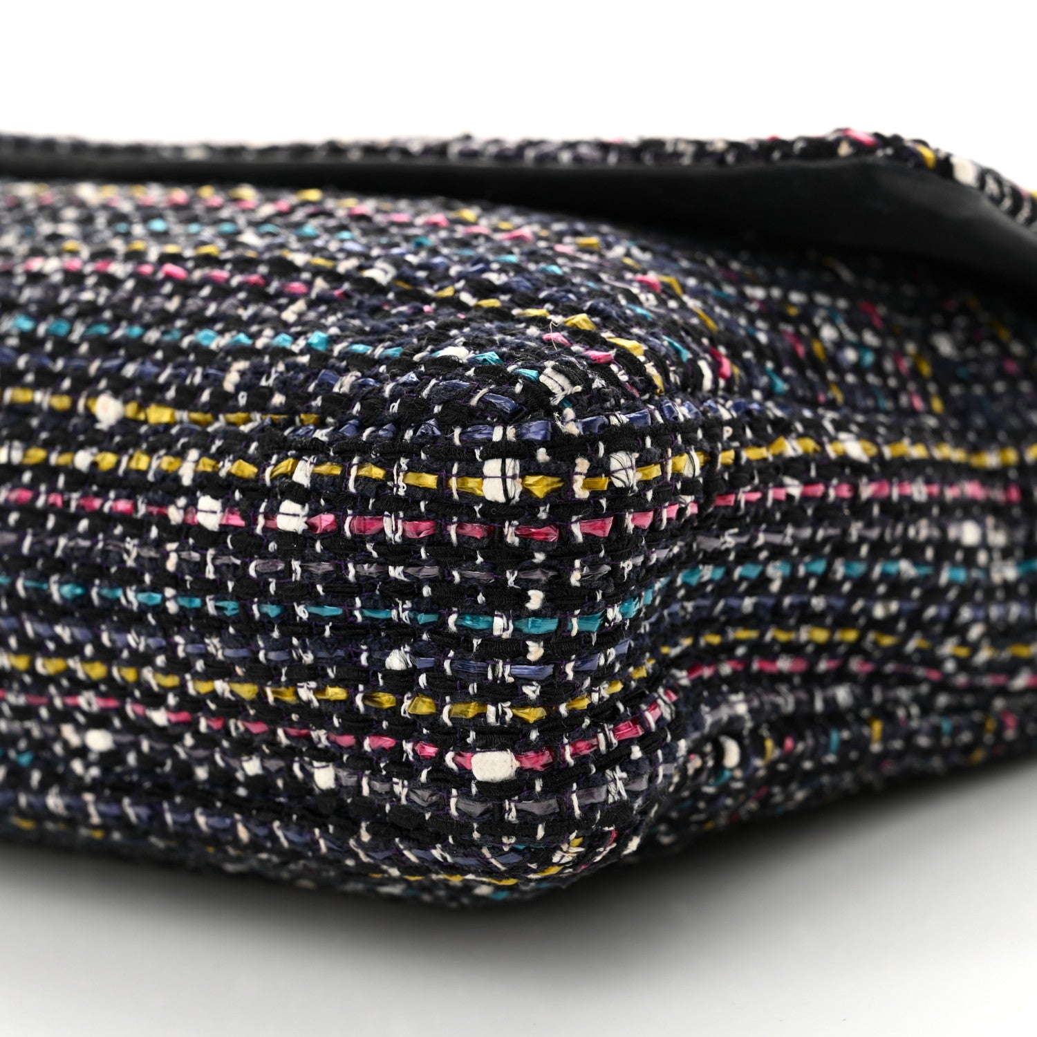 Chanel Tweed Small Messenger Flap Navy 10 of 11
