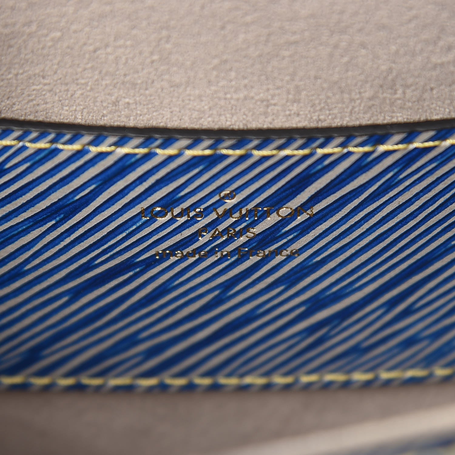 Louis Vuitton Epi Twist Shoulder Bag MM Denim Light 6 of 9
