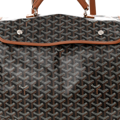 Goyard Goyardine Saint Leger Soft Briefcase Backpack Black Gold 13 of 13