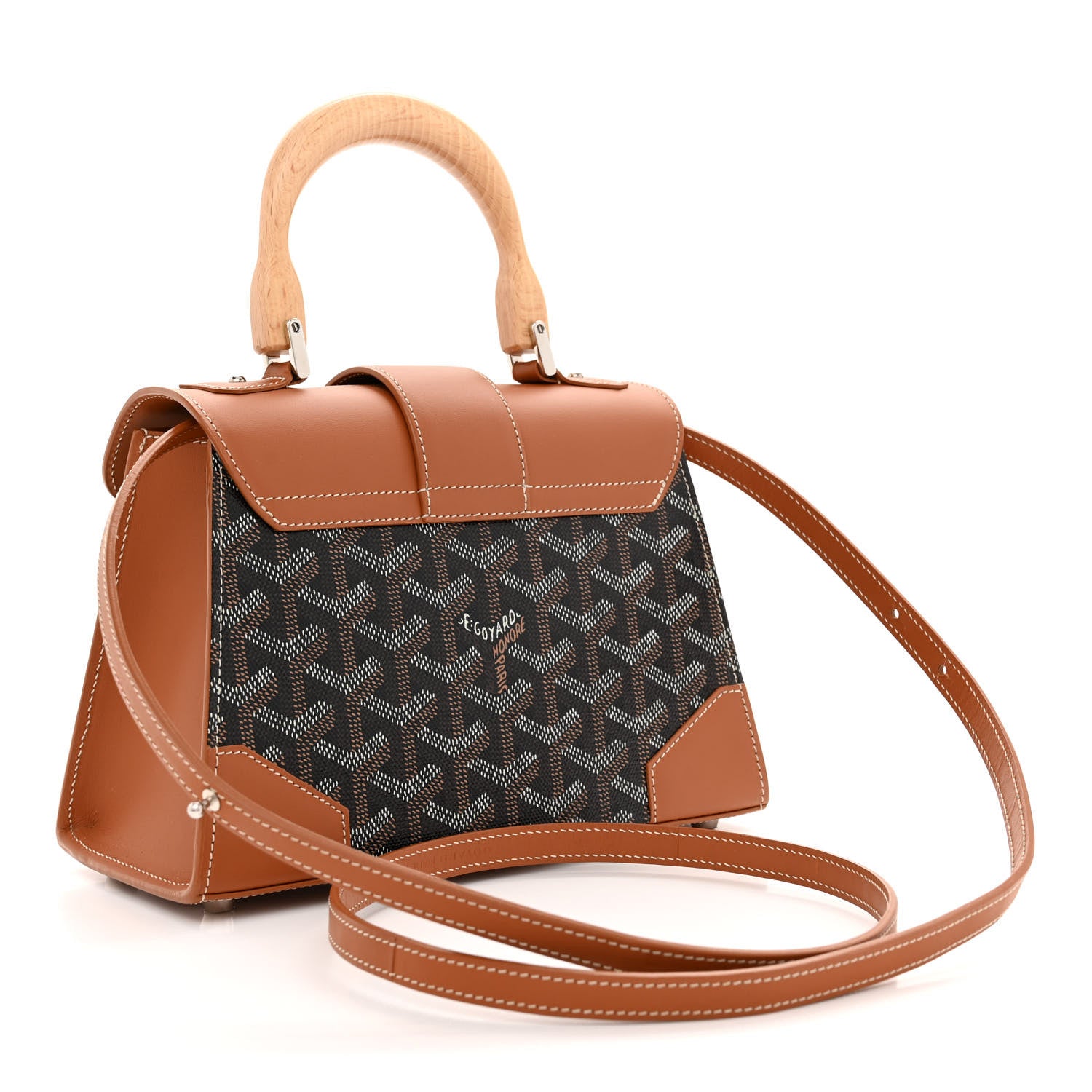 Goyard Goyardine Structure Mini Saigon Black Gold 3 of 11