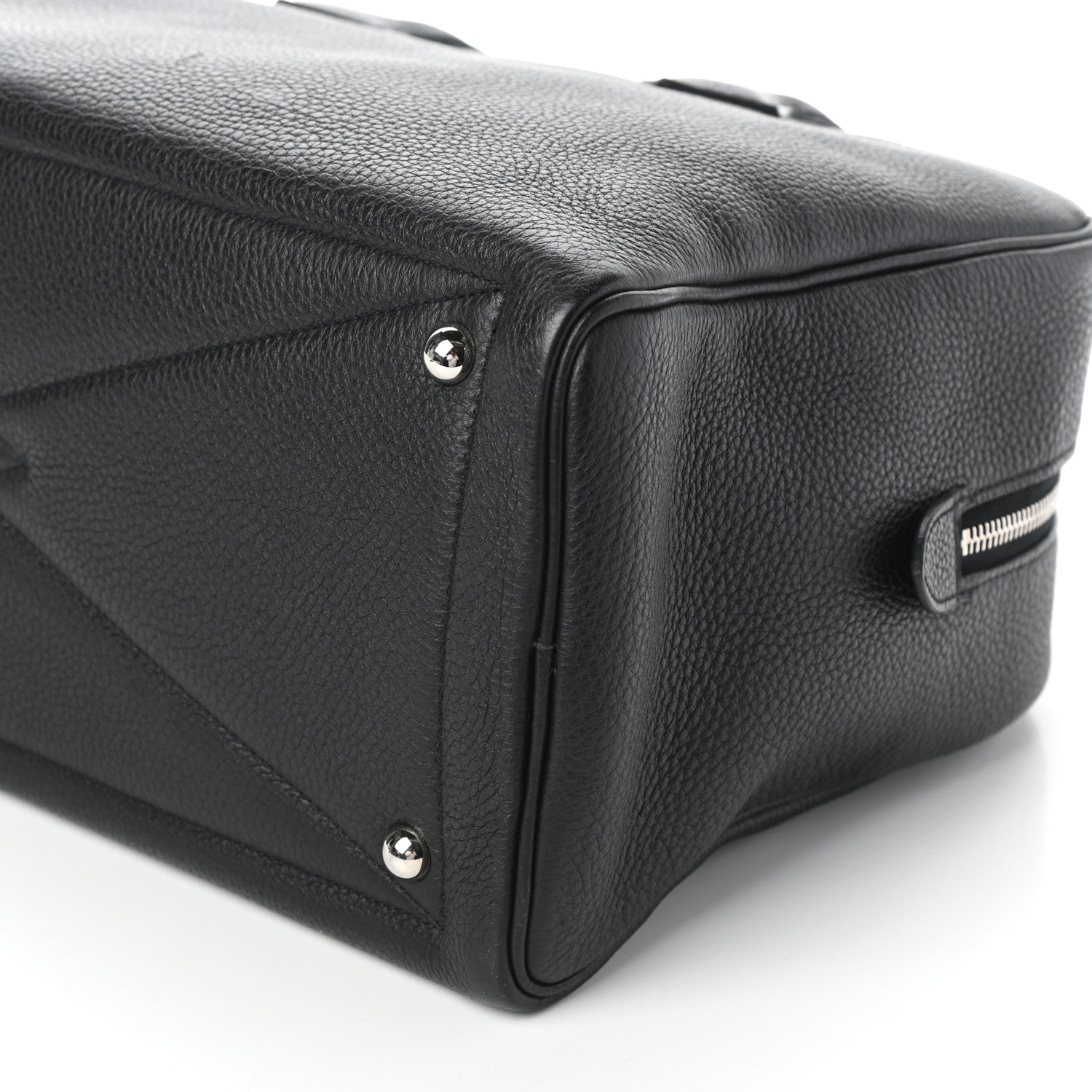 Hermes Taurillon Clemence Victoria II 35 Black 9 of 9