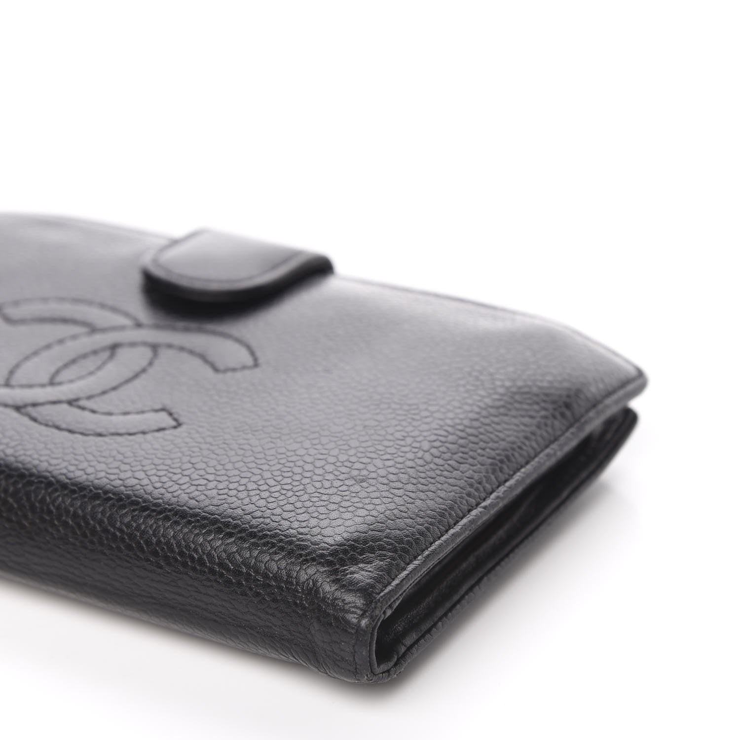 Chanel Caviar Timeless CC French Wallet Black 9 of 14