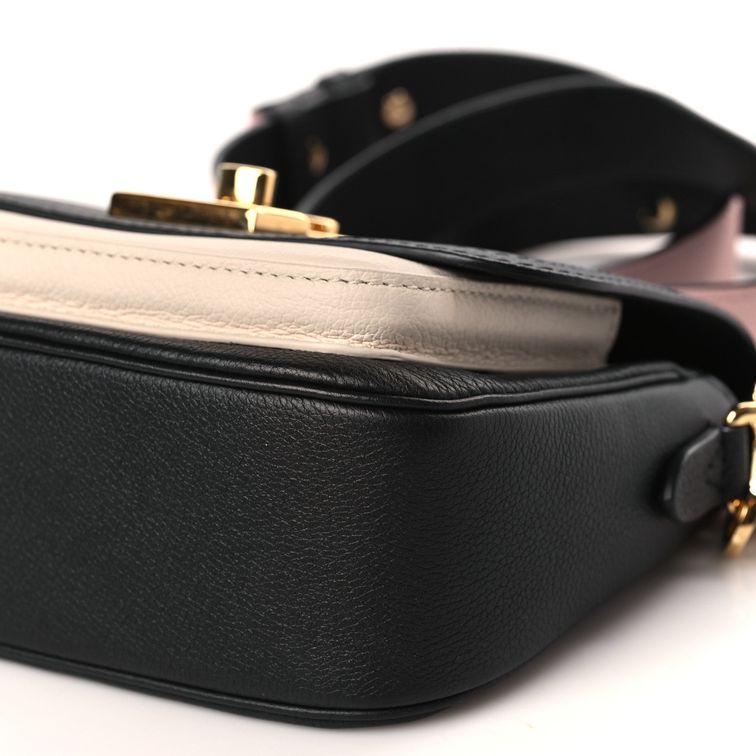 Louis Vuitton Grained Calfskin Lockme Tender Black 7 of 7