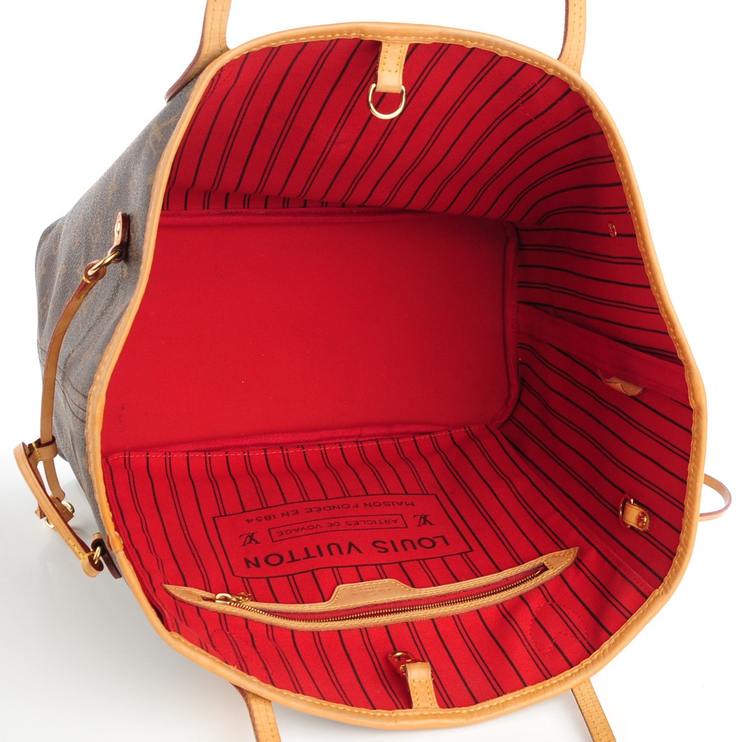 Louis Vuitton Monogram Neverfull MM Cherry 5 of 8