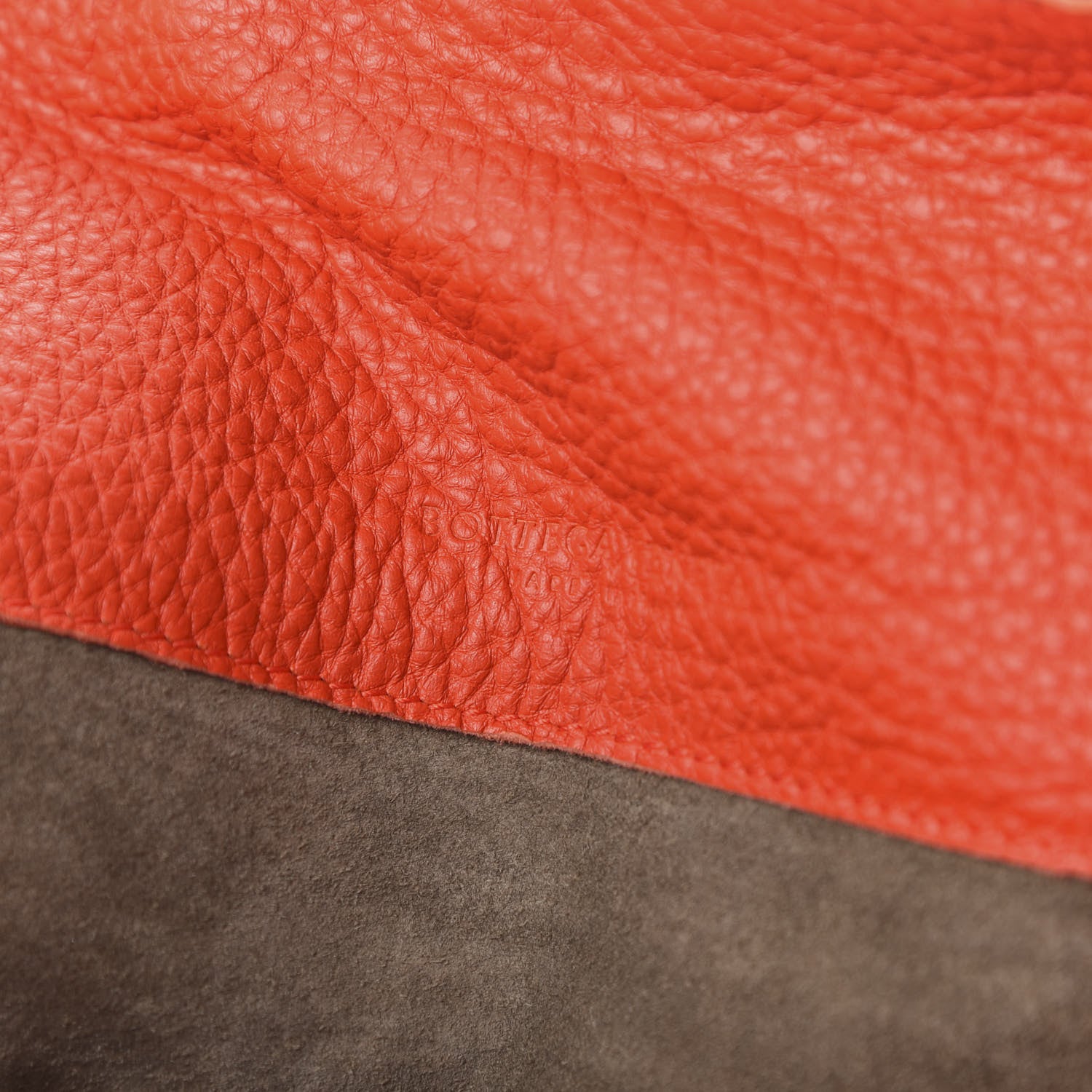 Bottega Veneta Washed Cervo Deerskin Braided Hobo Fire Shock 8 of 9