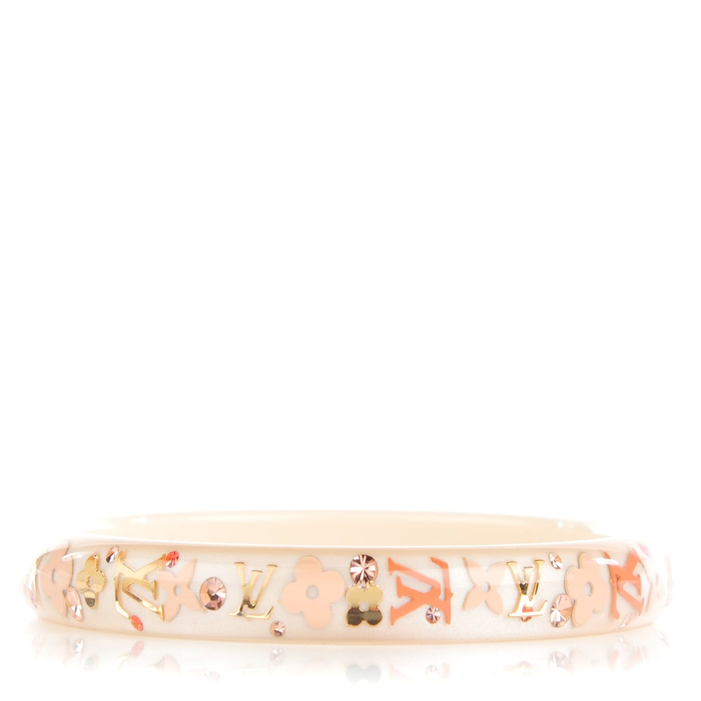 Resin Swarovski Medium Inclusion Bracelet PM Nacre