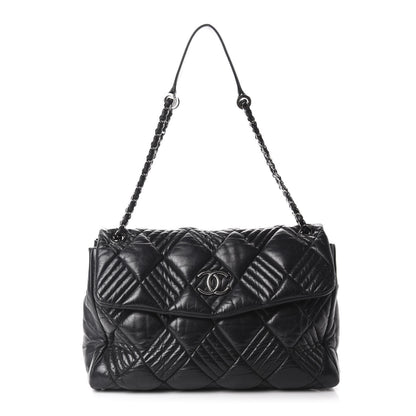 Chanel Lambskin In and Out XL Maxi Flap Black 1 of 11