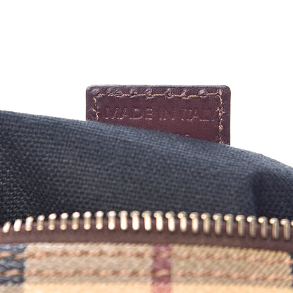Burberry Haymarket Check Shoulder Bag Chocolate 7 of 12