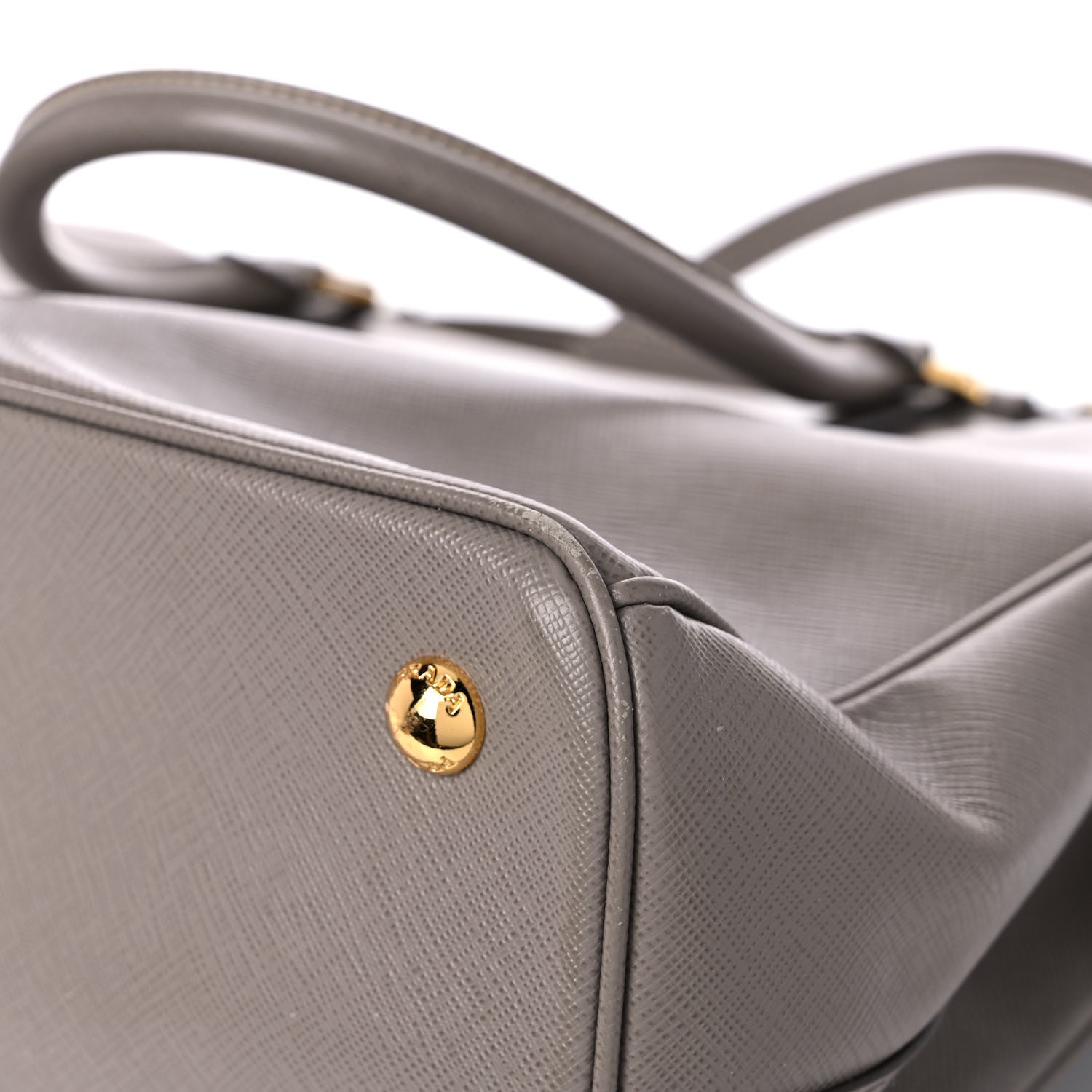 Prada Saffiano Lux Medium Tote Argilla 12 of 17