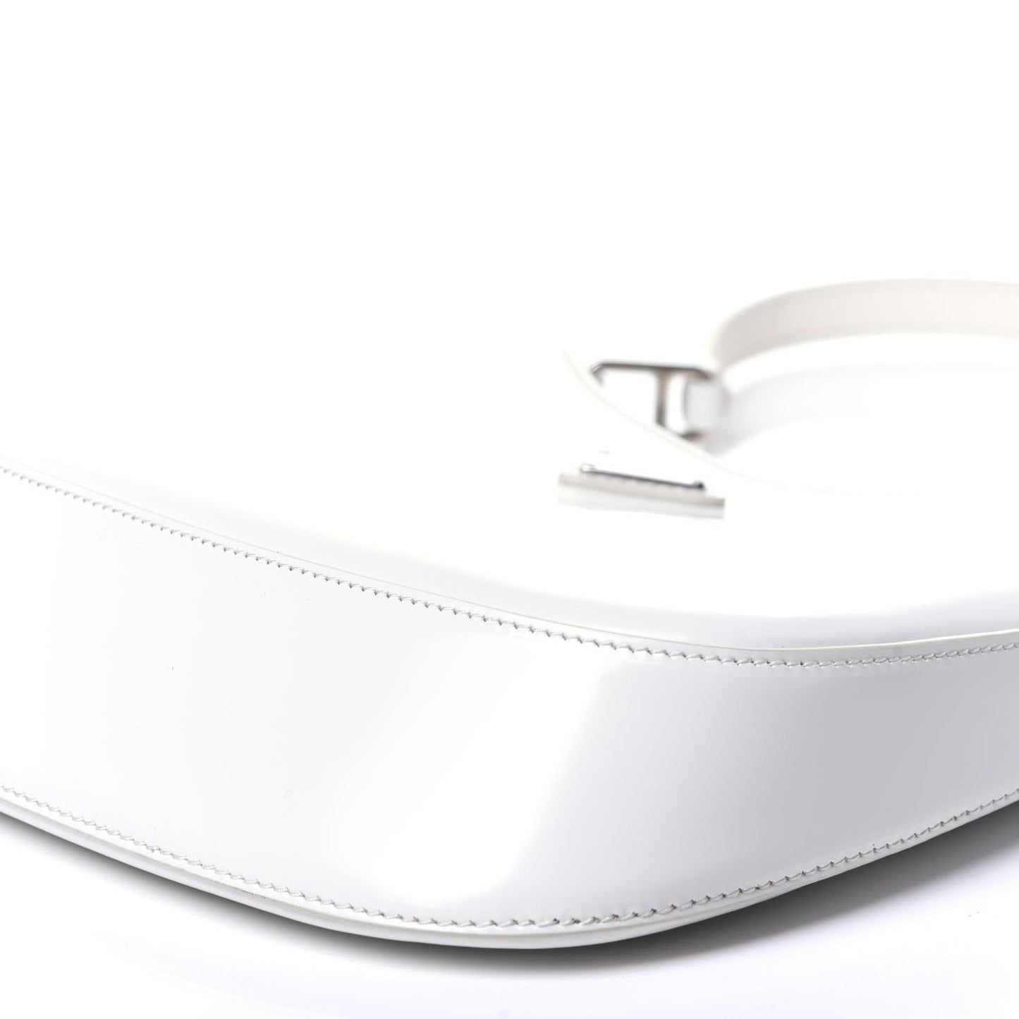 Spazzolato Cleo Shoulder Bag White